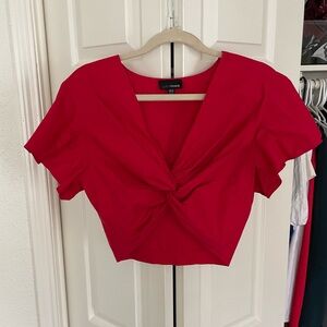 Lucy Paris twist crop top - size s